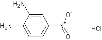 4-硝基-1,2-苯二胺单盐酸盐结构式