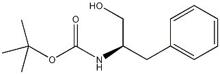 (R)-(-)-2-(叔丁氧羰基氨基)-3-苯-1-丙醇结构式