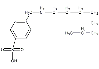 P-癸烷磺酸苯结构式