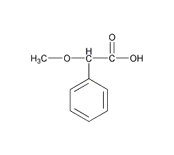 (R)-(-)-α-甲氧基苯乙酸结构式