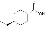 反式-4-异丙基环己甲酸结构式