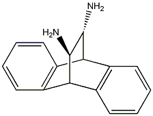 (11S,12S)-9,10-二氢-9,10-桥亚乙基蒽-11,12-二胺结构式