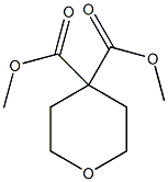 四氢吡喃-4,4-二羧酸二甲酯结构式