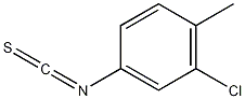 异硫氰酸3-氯-4-甲基苯基结构式