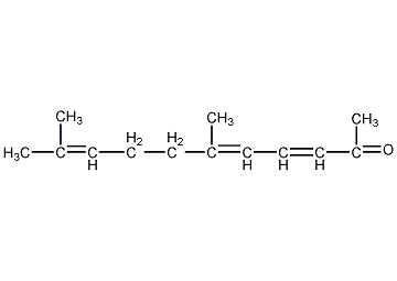 假紫罗兰酮结构式