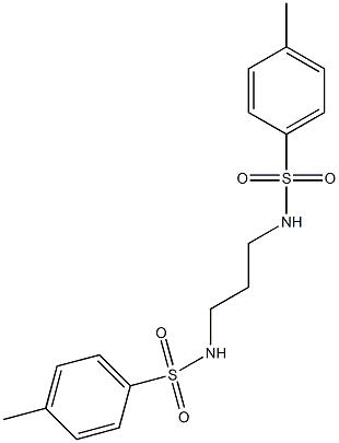 N,N'-二对甲苯磺酰基-1,3-二氨基丙烷结构式