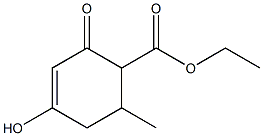 4-羟基-6-甲基-2-氧-3-环己烯-1-羧酸乙酯结构式