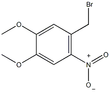 4,5-二甲氧基-2-硝基苄溴结构式