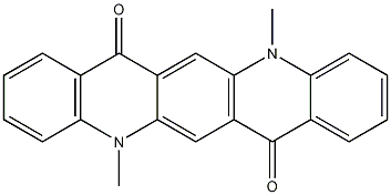 N,N'-二甲基喹吖啶酮结构式