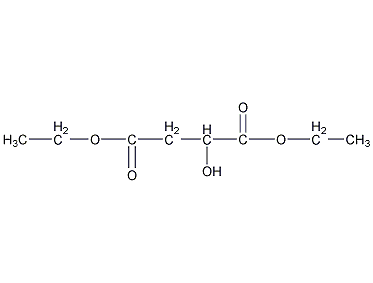 D-(+)-苹果酸二乙酯结构式