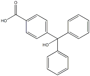 4-(二苯基羟甲基)苯甲酸结构式