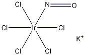 亚硝酸基五氯合铱钾酸结构式