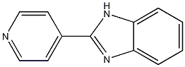 2-(4-吡啶)苯并咪唑结构式