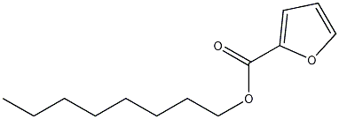 2-呋喃羧酸正辛酯结构式