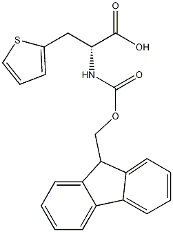 (R)-N-FMOC-D-2-噻吩基丙氨酸结构式
