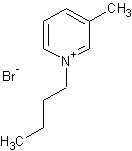溴化1-丁基-3-甲基吡啶结构式