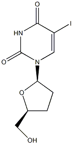2',3'-二脱氧-5-碘尿苷结构式