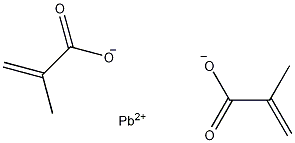 甲基丙烯酸铅(II)结构式