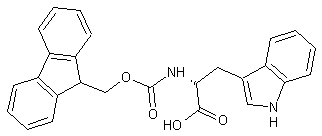 FMOC-D-色氨酸结构式