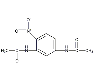 N,N'-(4-硝基- 1,3 -苯)双(乙酰胺)结构式