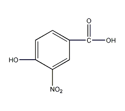4-羟基-3-硝基苯甲酸结构式