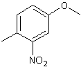 4-甲基-3-硝基茴香醚结构式