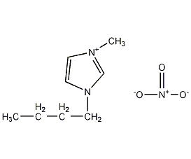 1-丁基-3-甲基咪唑硝酸盐结构式
