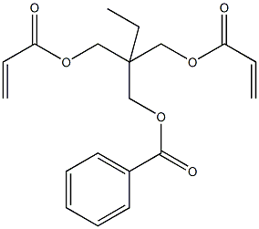 三羟甲基丙烷苯甲酸二丙烯酸结构式