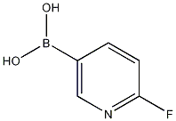 6-氟吡啶-3-硼酸结构式