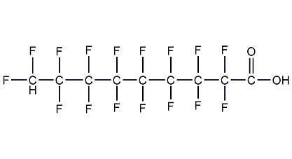 9H-十六氟壬酸结构式