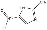 2-甲基-5-硝基咪唑结构式