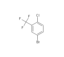 5-溴-2-氯三氟甲苯结构式