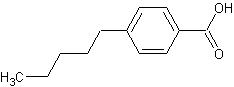 4-正戊基苯甲酸结构式
