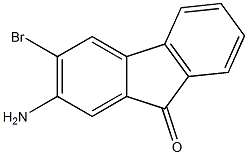 2-氨基-3-溴-9-芴酮结构式