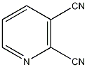 吡啶-2,3-二腈结构式