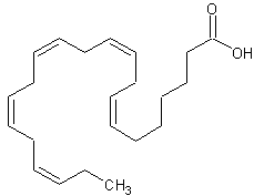 顺-7,10,13,16,19-二十二碳五稀酸结构式