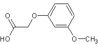 3-Methoxyphenoxyacetic acid