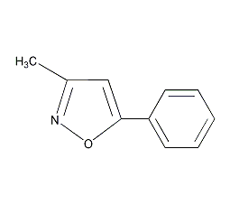 3-甲基-5-苯基异噁唑结构式