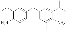 4,4'-亚甲基双(2-异丙基-6-甲基苯胺)结构式
