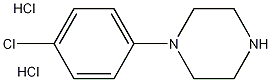 1-(4-氯苯基)哌嗪二盐酸盐结构式