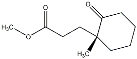 (R)-(+)-2-(2'-甲酯基乙基)-2-甲基环己酮结构式