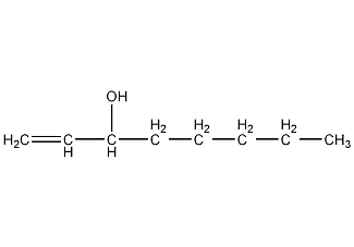 1-辛烯-3-醇结构式