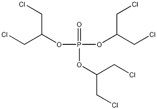 三(1,3-二氯-2-丙基)磷酸盐结构式