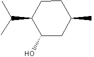 (+)-异薄荷醇结构式