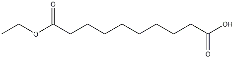 癸二酸氢乙酯结构式