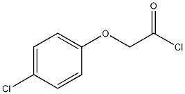 (4-氯苯氧基)乙酰氯结构式