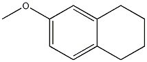6-甲氧基-1,2,3,4-四氢萘结构式