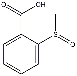 2-(甲基亚硫酰基)苯酸结构式