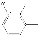 2,3-二甲基吡啶-N-氧化物结构式