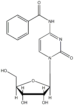 苯甲酰胞苷结构式